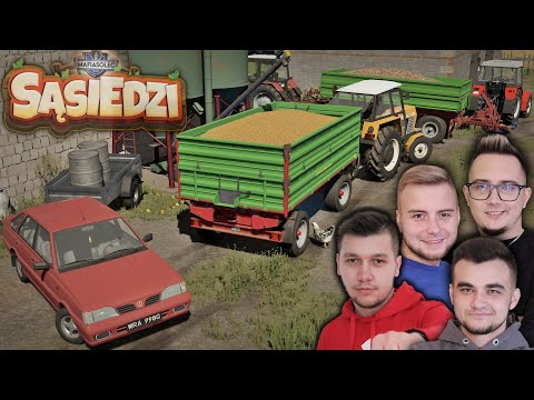 POLONEZ 😱 Wywóz & Sprzedaż Plonów🔥 Kopanie Buraków🌱 "SĄSIEDZI" #15 Farming Simulator 22 | MafiaSolec