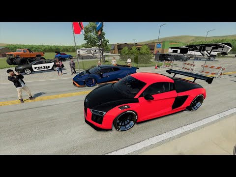 Racing Millionaires and cops for TONS of money | Farming Simulator 22