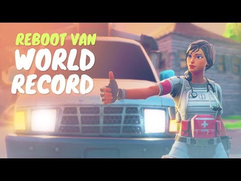 REBOOT VAN WORLD RECORD! (Fortnite Battle Royale)
