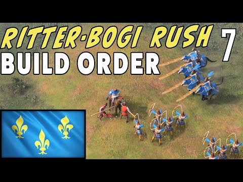 Ritter + Bogi Rush mit Franzosen | Age of Empires 4 Build Order