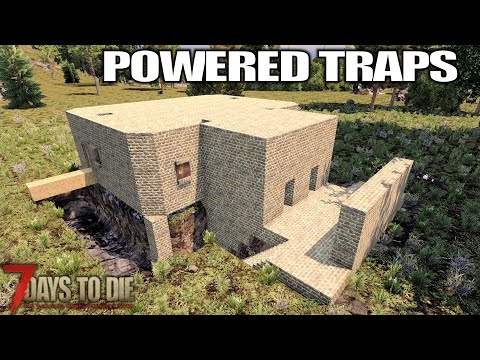 Running Power Traps Into BB&B | 7 Days to Die Alpha 20 Gameplay | Part 31