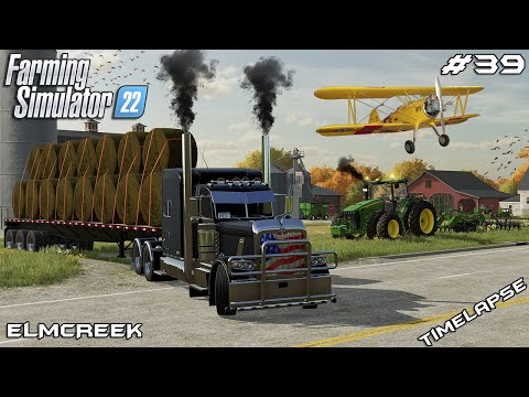 Selling BIG GRASS SILAGE bales & buying NEW EQUIPMENT | Elmcreek | Farming Simulator 22 | Episode 39