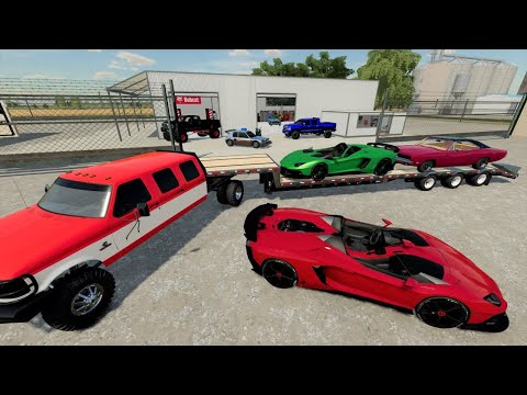 Selling classic cars and race cars to millionaires | Farming Simulator 22