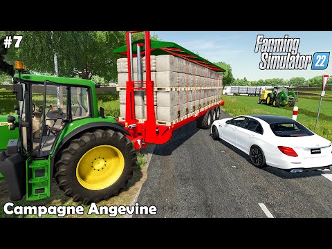 Selling wool, Baling grass | La Campagne Angevine | Farming Simulator 22 | Timelapse #7