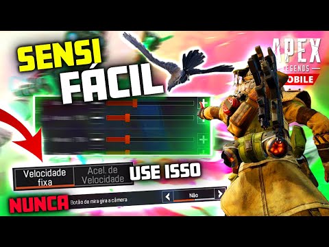 SENSIBILIDADE no APEX LEGENDS MOBILE: COMO ACHAR A SENSI PERFEITA?! com DICAS DE CONFIGURAÇÕES!