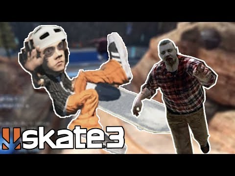 Skate 3: Zombies, Hoverboards, and More! (CHEAT CODES!)