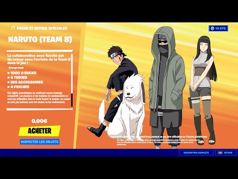 SKINS SAISON 3 (NARUTO) & EVENT sur Fortnite !!