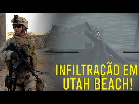 Sniper + Spotter infiltrados em UTAH beach! (Hell Let Loose)