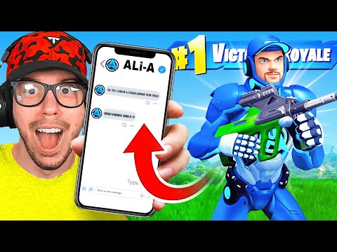So Ali-A gave me a Fortnite challenge…