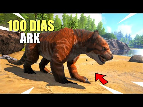 ¡SOBREVIVIENDO 100 DIAS en ARK Survival Evolved! | THYLACOLEO SALE MAL… #10