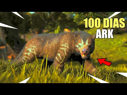 ¡SOBREVIVIENDO 100 DIAS en ARK Survival Evolved! | THYLACOLEO VOY A POR TI #17