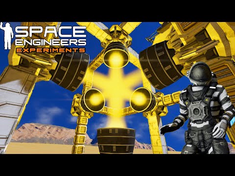 Space Engineers Experiments: Making A Ship With Hidden Thrusters By Testing Thruster Damage Range