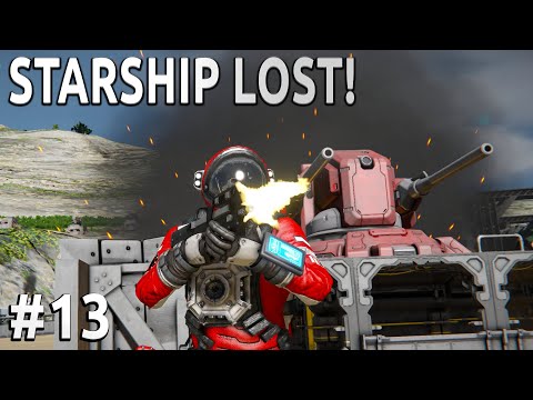 Space Engineers – Starship LOST – Ep #13 – Colony DEFENSE!