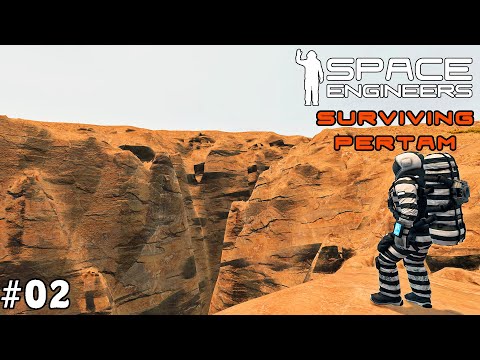Space Engineers Surviving Pertam: Built A Mining Rover And I Got Stuck | Part 2