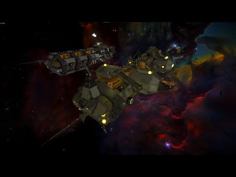 Space Engineers – Vanilla-Inspired Freighter Design Showcase