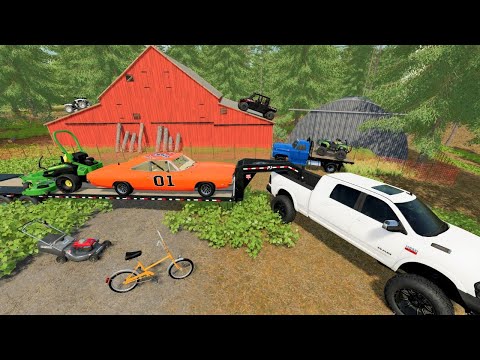 Spending TOO much money on abandoned barns at auction | Farming Simulator 22