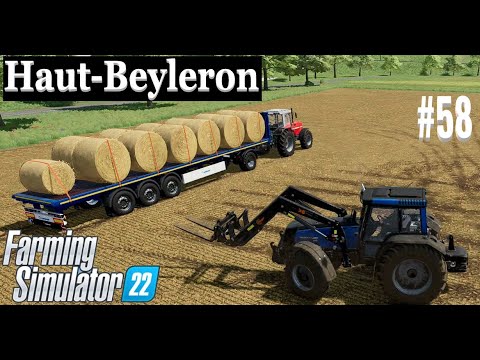 Starting The Harvest #58 | Haut-Beyleron Farming Simulator 22 | FS22