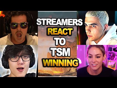 Streamers React to TSM Winning ALGS Finals game 4 ( apex legends )