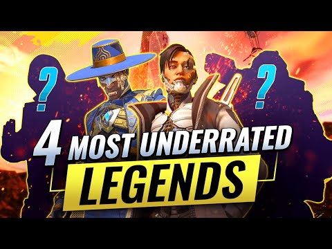 THE 4 MOST UNDERRATED LEGENDS in Apex Legends