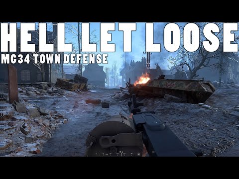 THE BEST INFANTRY AMBUSH WITH MG 34 In Hell Let Loose