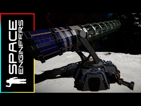The Damascus Mass Driver Cannon! – Space Engineers