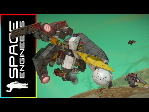 The ESA Pavalion Attack Drone – Space Engineers