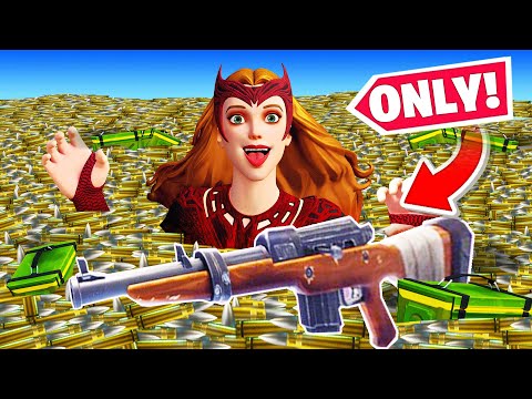 The HUNTING RIFLE *ONLY* Challenge in Fortnite! (Impossible)