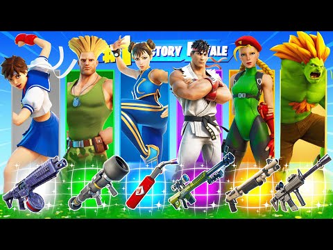 The *RANDOM* STREET FIGHTER BOSS Challenge! (Fortnite)