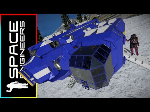 The Skewwhiff Medium Surface To Orbit Transport Ship! – Space Engineers