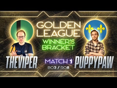 TheViper vs PuppyPaw – $125k Golden League – Winner's Bracket QF – Game 1 – (Age of Empires 4)