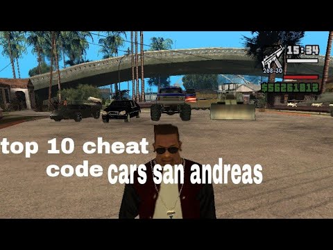 Top 10 cheat code of cars and helicopter in gta san andreas