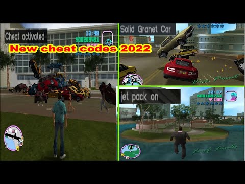 Top 10 new cheat codes of GTA Vice City 2022 ￨ health cheat/car cheat/jetpack cheat/all new cheats
