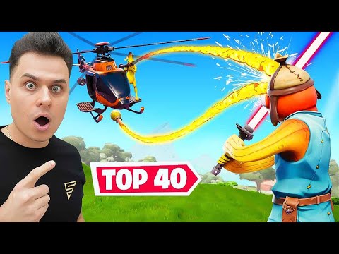 TOP 40 NIESAMOWITYCH MOMENTÓW w Fortnite!
