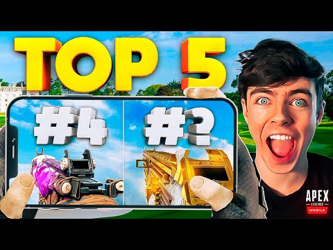 TOP 5 GUNS IN APEX LEGENDS MOBILE…