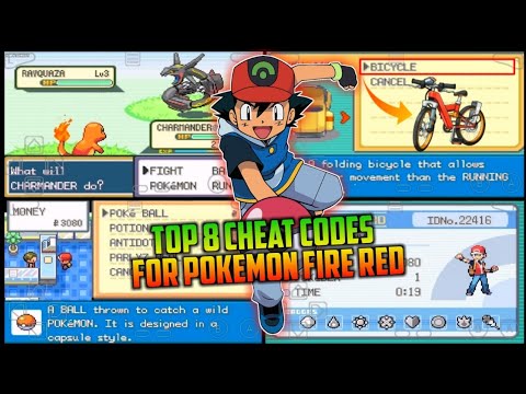 Top 8 Cheat Codes For Pokemon Fire Red | Pokemon Fire Red Cheat Codes | 100% Working With Proof