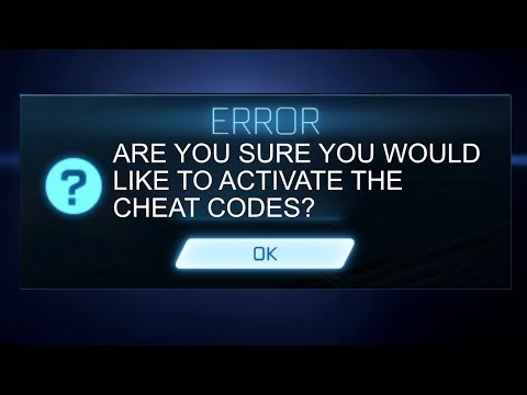 TOP SECRET ROCKET LEAGUE CHEAT CODES?!