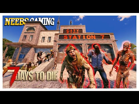 Trapped In the Fire Station – 7 Days to Die Darkness Falls Mod Ep 5