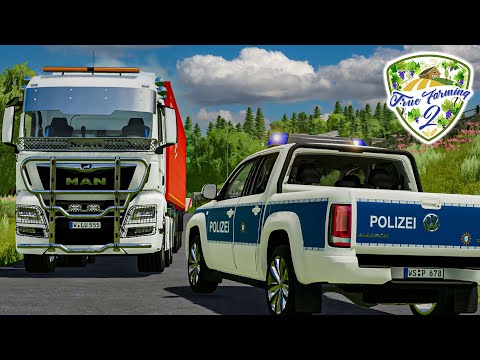 True Farming 2 #24 – POLIZEI Kontrolle in der Häckselkette! –  Farming Simulator 22