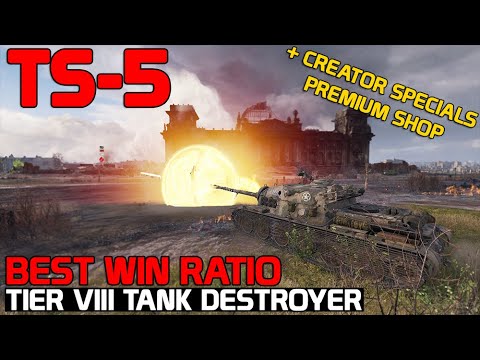 TS-5 – The BEST win ratio Tier VIII Tank Destroyer | World of Tanks