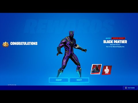 Unlocking *BLACK PANTHER* EMOTE in FORTNITE!