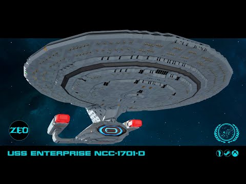 USS Enterprise NCC-1701-D Fan Recreation Built in Space Engineers