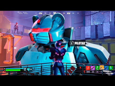 VAMOS PILOTAR O MECH NO FORTNITE EVENTO AO VIVO TEMPORADA 2!