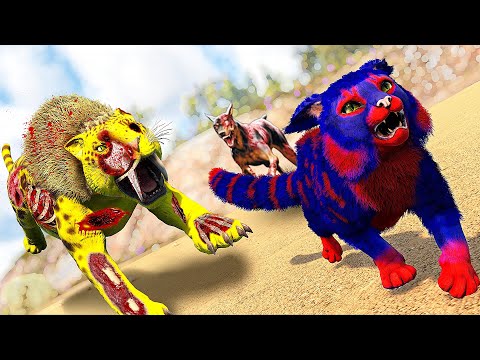 Vida de Gato Sem Dono no Apocalipse Zumbi! Ele Irá Sobreviver? Ark Survival Evolved