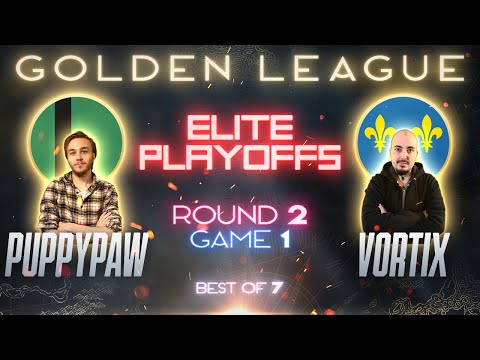 VortiX vs PuppyPaw – $125k Golden League Playoffs – Game 1 – (Age of Empires 4)