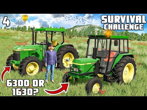 WHICH TRACTOR DID I BUY? | Survival Challenge | Farming Simulator 22 – EP 4