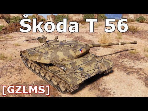 World of Tanks Škoda T 56 – 5 Kills 7,8K Damage | Battle with level 10