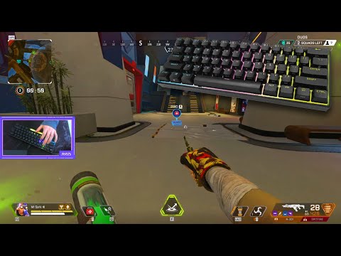 Wraith Main plays Octane😴Heirloom Apex Legends Relaxing Keyboard Sounds🤩