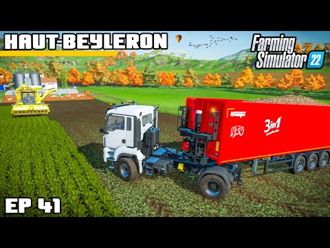 WRAPPING UP THIS YEAR'S HARVEST | Farming Simulator 22 – Haut-Beyleron | Episode 41