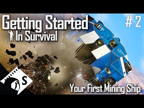 Your First Mining Ship – Getting Started in Space Engineers #2 (Survival Tutorial Series)