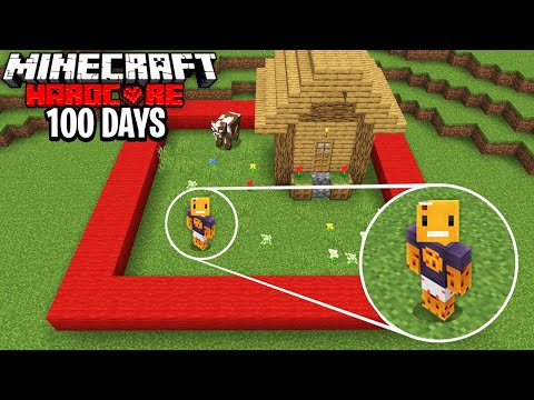 100 Days, But It's ONE SINGLE CHUNK